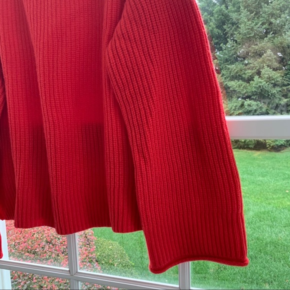 Madewell red boatneck sweater - Picture 6 of 7